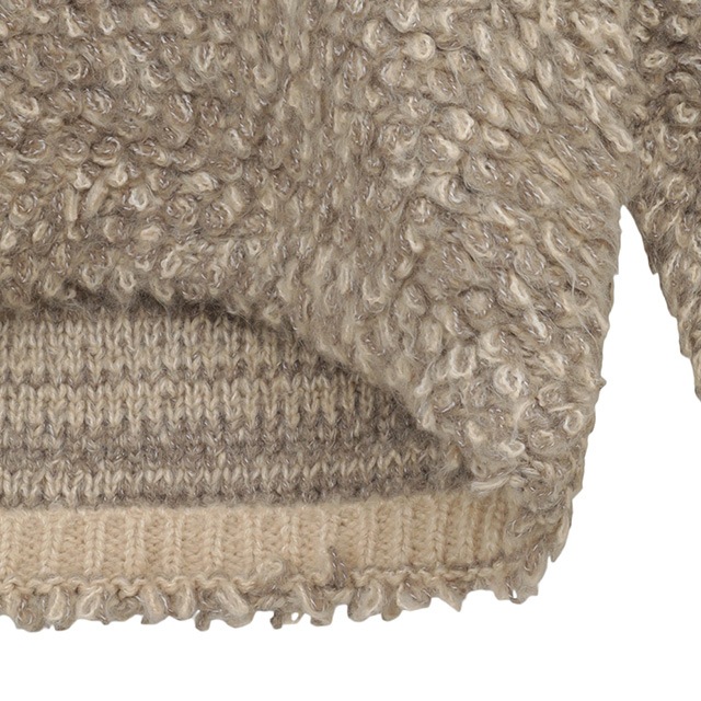 CLANE / MIX LOOP MOHAIR KNIT TOPS