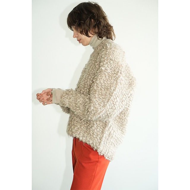 CLANE / MIX LOOP MOHAIR KNIT TOPS