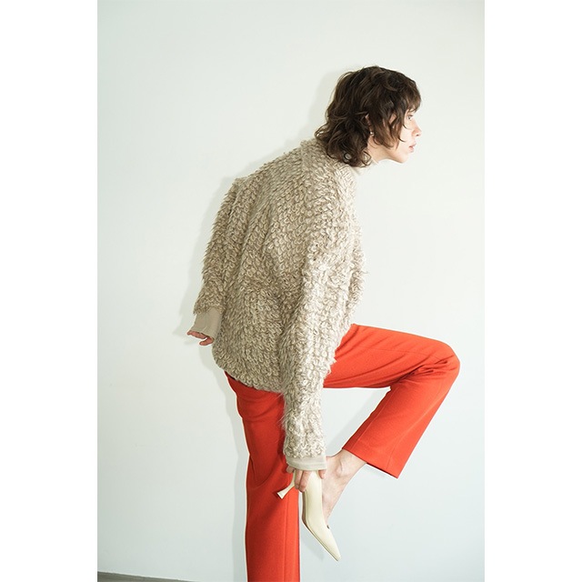 CLANE / MIX LOOP MOHAIR KNIT TOPS