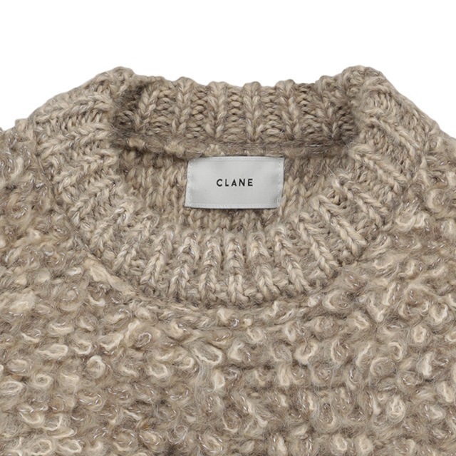 CLANE / MIX LOOP MOHAIR KNIT TOPS