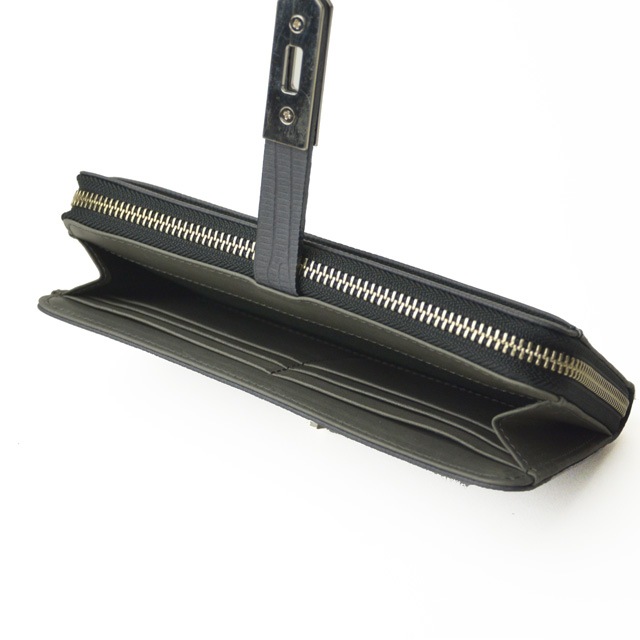 M.U.L. / エムユーエル ラウンド ジップ レザー ロングウォレット  