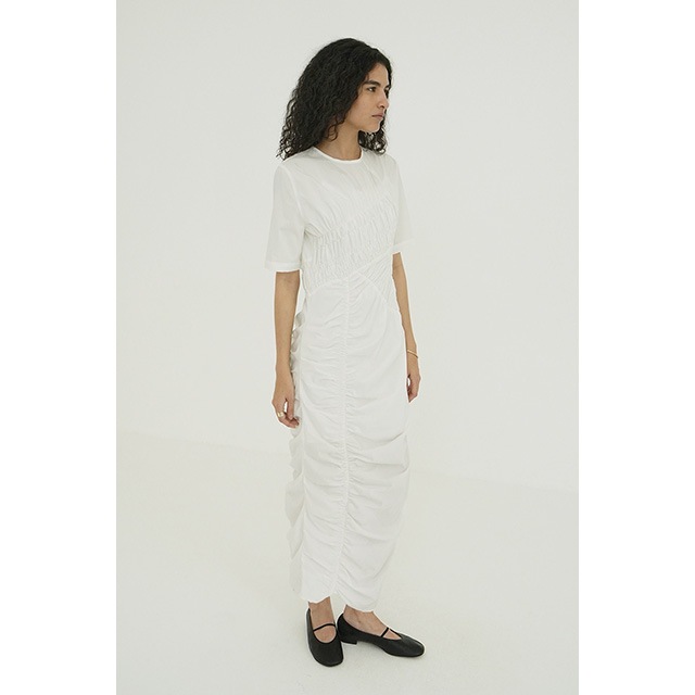 CLANE / ����� RANDOM SHIRRING ONEPIECE