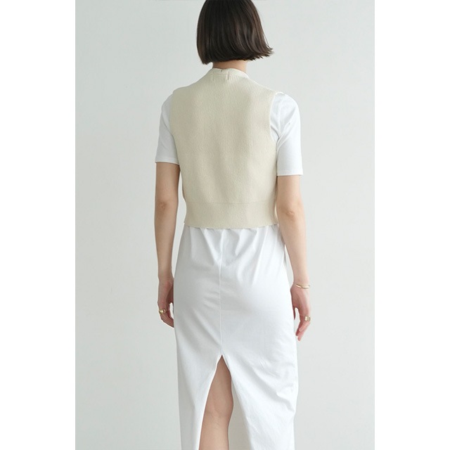 CLANE / クラネ ZIP COMPACT KNIT VEST｜アーストライブ