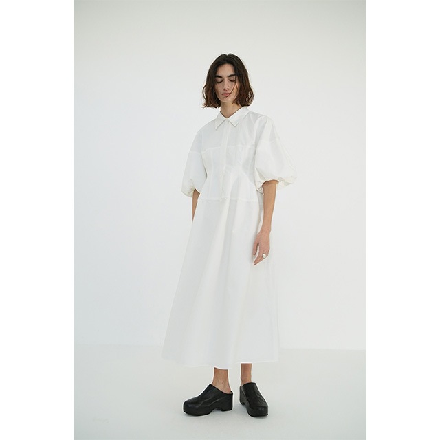 CLANE / ����� WAIST DESIGN VOLUME ONEPIECE