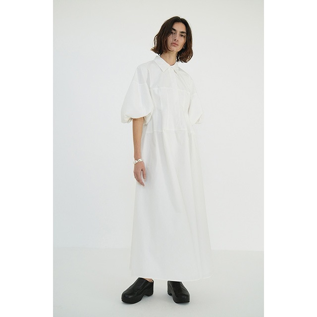 CLANE / ����� WAIST DESIGN VOLUME ONEPIECE