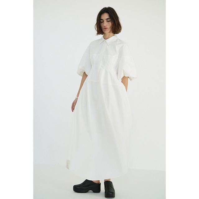 CLANE / ����� WAIST DESIGN VOLUME ONEPIECE