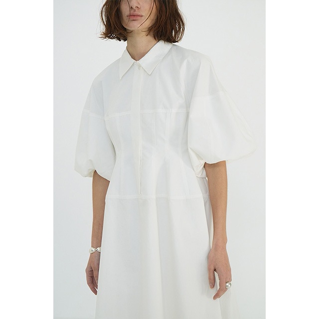 CLANE / ����� WAIST DESIGN VOLUME ONEPIECE