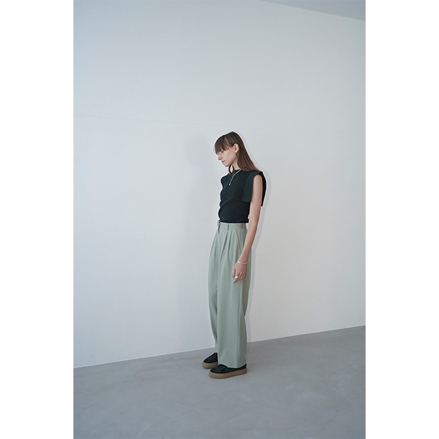 CLANE / ����� BASIC TUCK PANTS