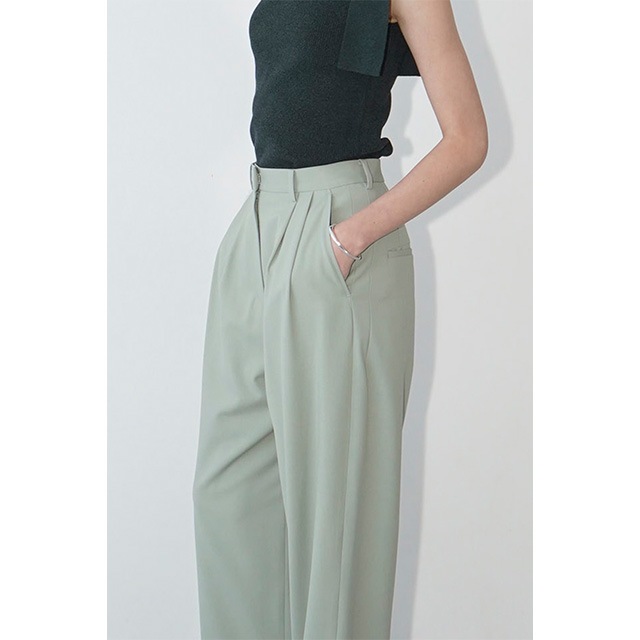 CLANE / ����� BASIC TUCK PANTS