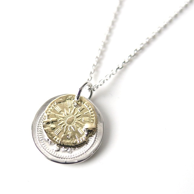 ����ѥ������֥����� B.C. Coin Necklace / Hope Sun - Silver��K18Yellow Gold
