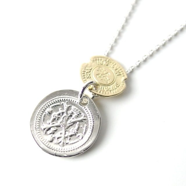 ����ѥ������֥����� B.C. Coin Necklace / Hope Sun - Silver��K18Yellow Gold