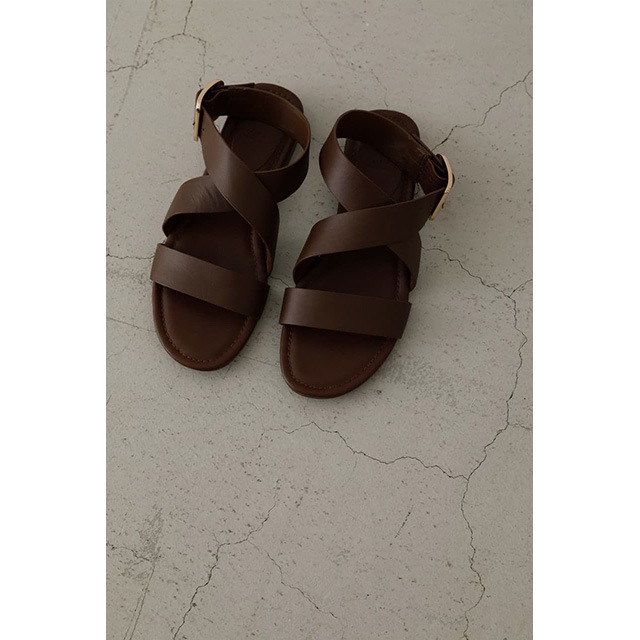 RIM.ARK / ��ॢ���� Cross strap leather sandal