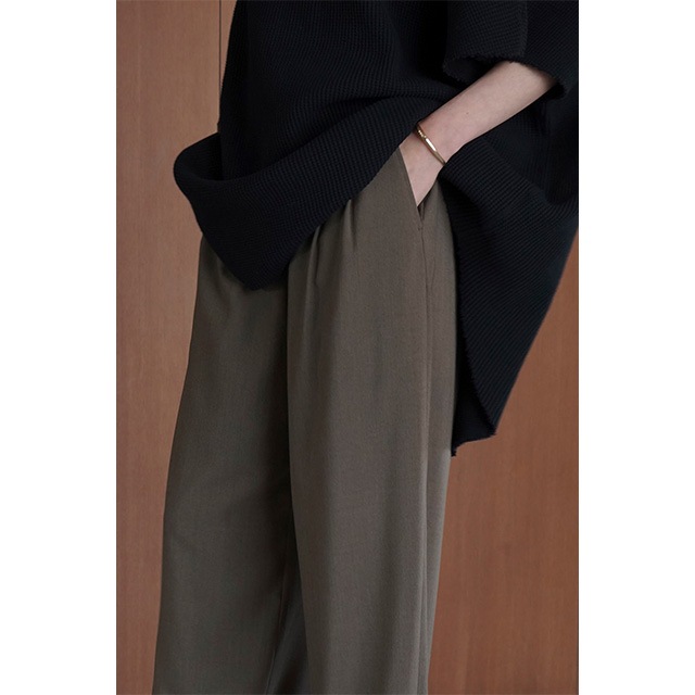 CLANE / ����� BASIC TUCK PANTS
