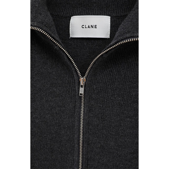 CLANE / ����� ZIP UP TURTLE KNIT TOPS