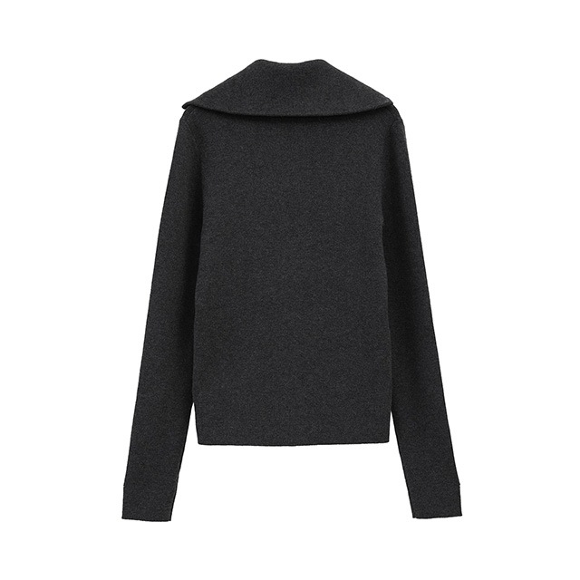 CLANE / ����� ZIP UP TURTLE KNIT TOPS