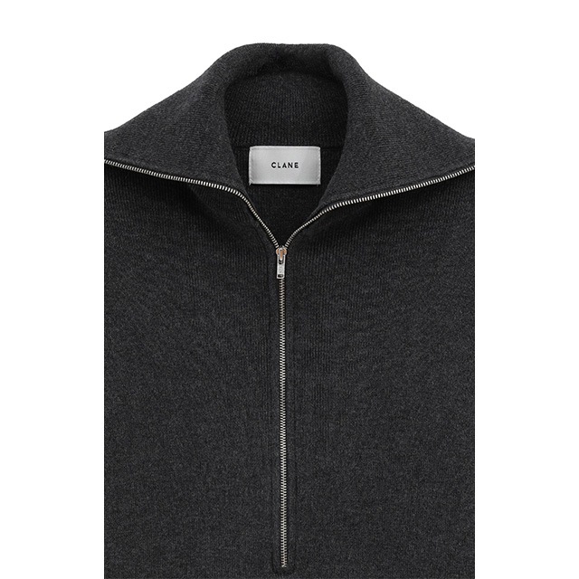 CLANE / ����� ZIP UP TURTLE KNIT TOPS