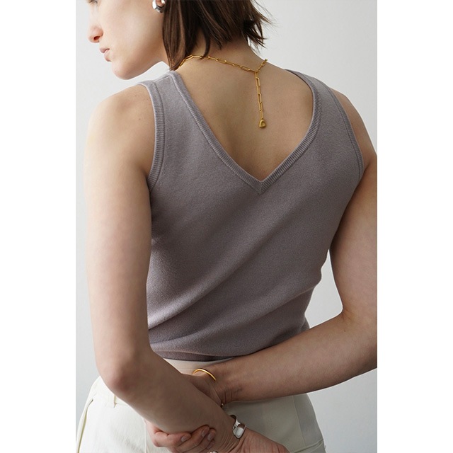 CLANE / ����� W FACE KNIT TANK TOPS