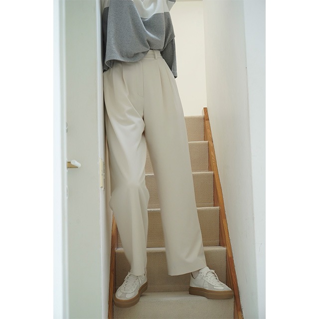 CLANE / ����� BASIC TUCK PANTS