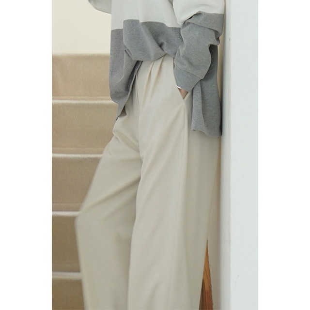 CLANE / ����� BASIC TUCK PANTS
