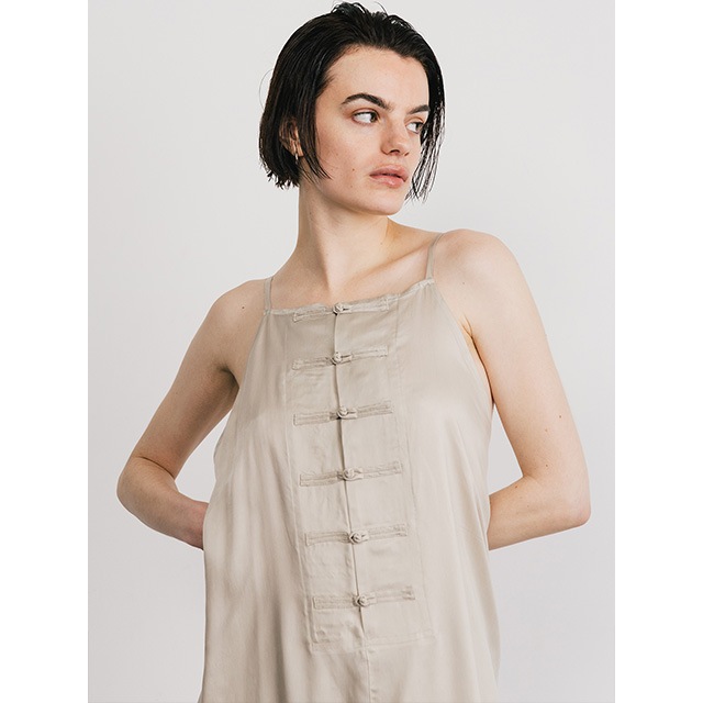 CREDONA / ɥ CUPRO MANDARIN DRESS