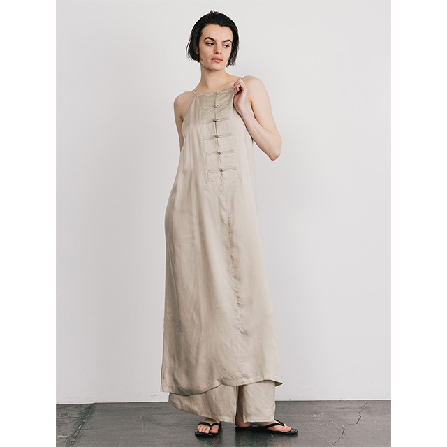 CREDONA / ɥ CUPRO MANDARIN DRESS