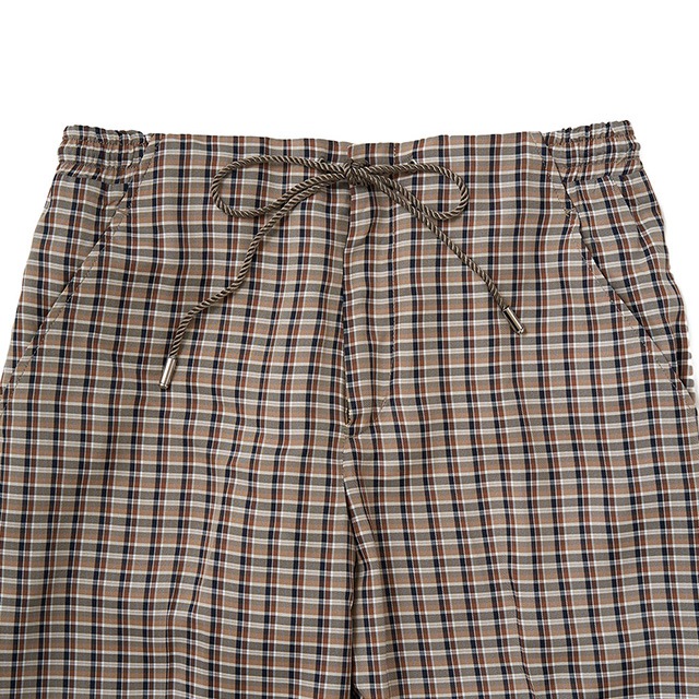 NAME. �͡���  RAYON PLAID EASY TROUSERS
