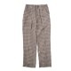 NAME. �͡���  RAYON PLAID EASY TROUSERS