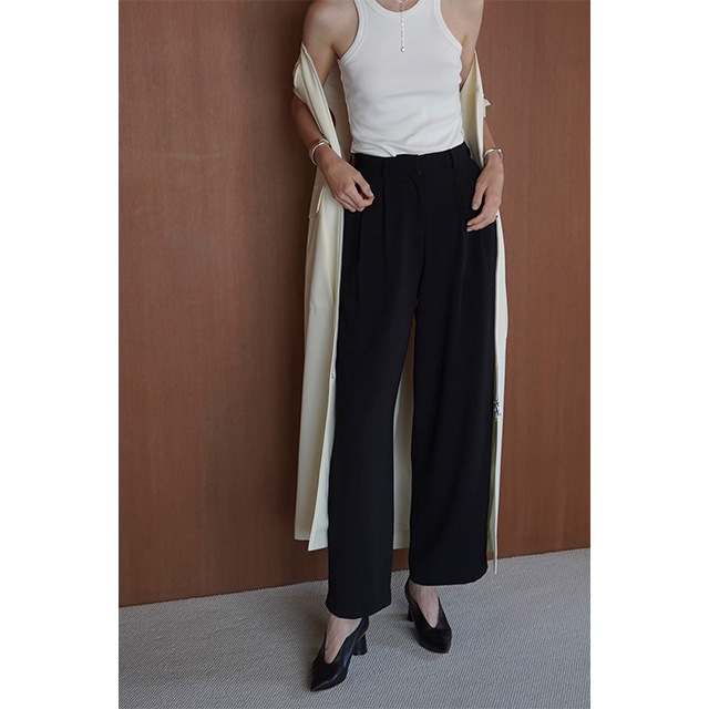 CLANE / ����� BASIC TUCK PANTS