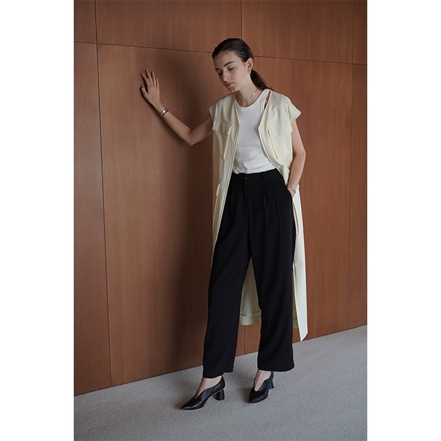 CLANE / ����� BASIC TUCK PANTS