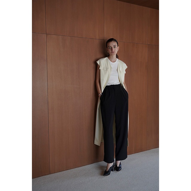 CLANE / ����� BASIC TUCK PANTS