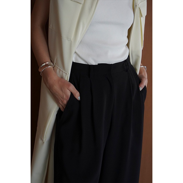 CLANE / ����� BASIC TUCK PANTS
