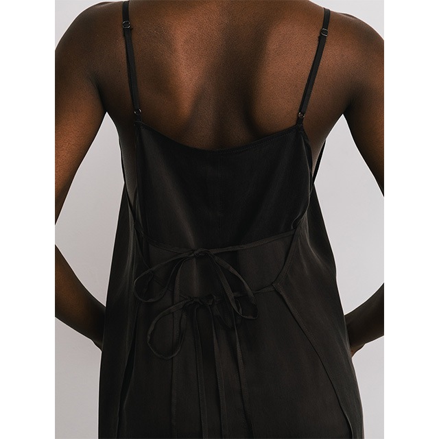 CREDONA / ɥ CUPRO MANDARIN DRESS