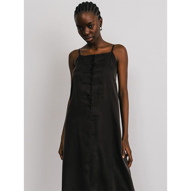 CREDONA / ɥ CUPRO MANDARIN DRESS