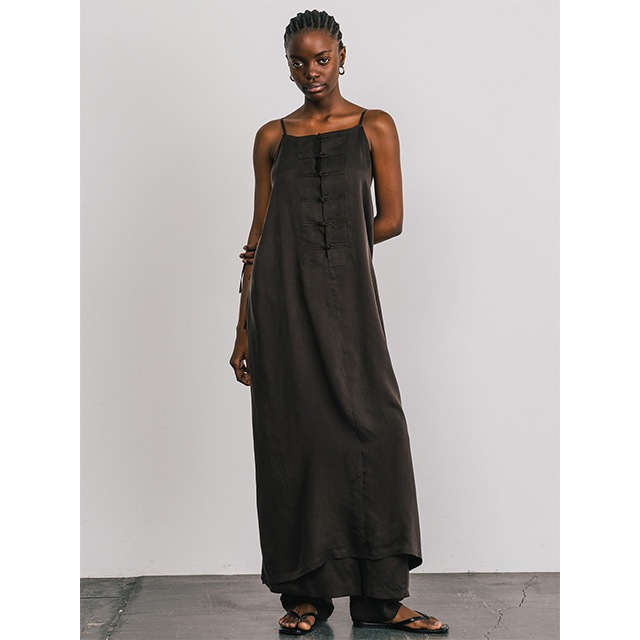 CREDONA / ɥ CUPRO MANDARIN DRESS