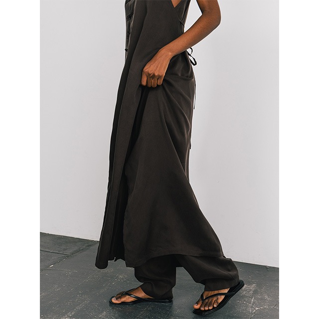 CREDONA / ɥ CUPRO MANDARIN DRESS