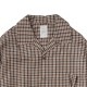 NAME. �͡���  RAYON PLAID OPEN COLLAR SHIRT
