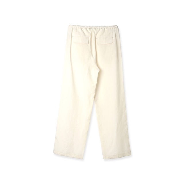 CREDONA / ɥ TENCEL STITCH PANTS 