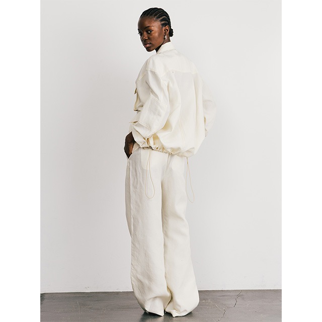 CREDONA / ɥ TENCEL STITCH PANTS 