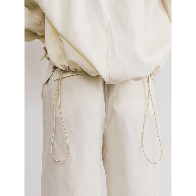 CREDONA / ɥ TENCEL STITCH PANTS 