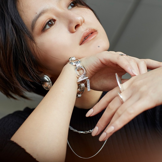 Nothing And Others / �ʥå��󥰥���ɥ������� Circle Line Bracelet