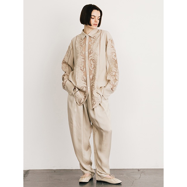 CREDONA / ɥ CUPRO EASY PANTS