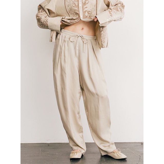 CREDONA / ɥ CUPRO EASY PANTS