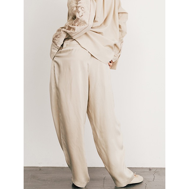 CREDONA / ɥ CUPRO EASY PANTS