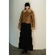 CLANE / ����� VEGAN LEATHER BOA SHORT JACKET