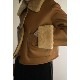 CLANE / ����� VEGAN LEATHER BOA SHORT JACKET
