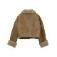 CLANE / ����� VEGAN LEATHER BOA SHORT JACKET