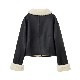 CLANE / ����� VEGAN LEATHER BOA SHORT JACKET