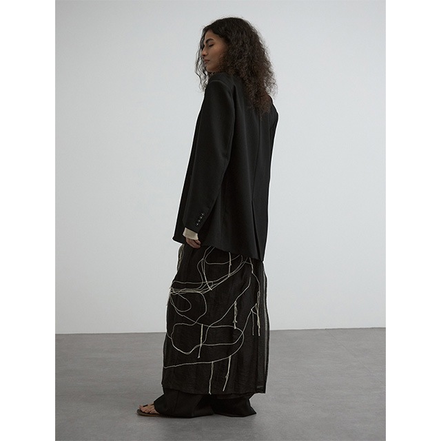 CREDONA / ����ɥ� SKETCH EMBROIDERY MESH SKIRT