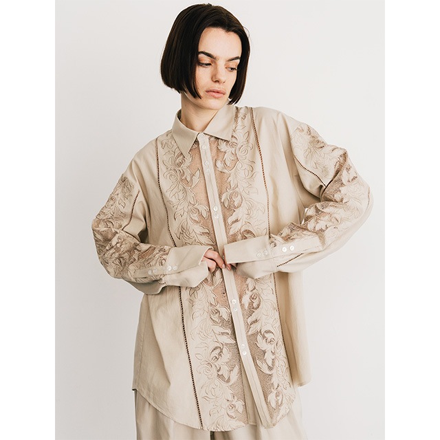 CREDONA / ɥ EMBROIDERY SHIRTS