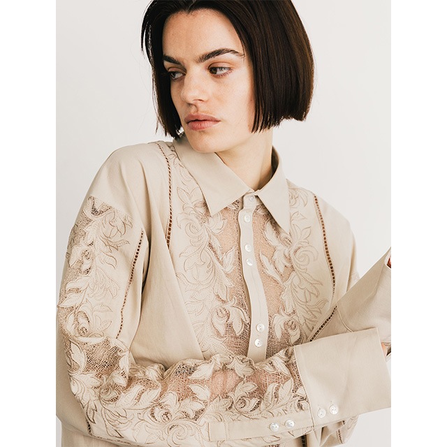 CREDONA / ɥ EMBROIDERY SHIRTS